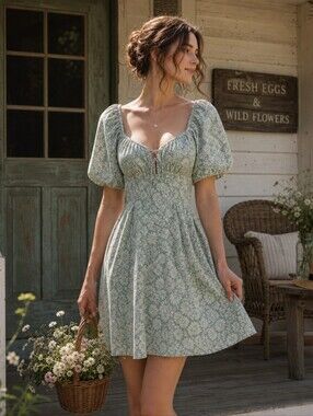 altar'd state green floral dress Altar'd State | Kellsini Floral Maxi Dress | SAGE | Material: 100% Polyester